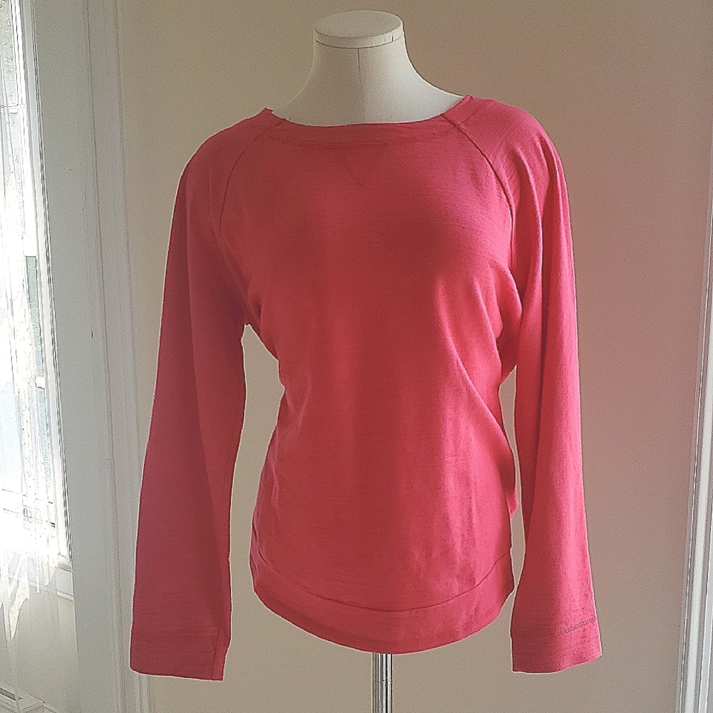 Talbots Vibrant Pink Knit Top
